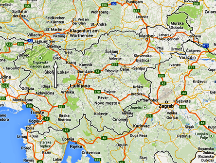 slovenia map