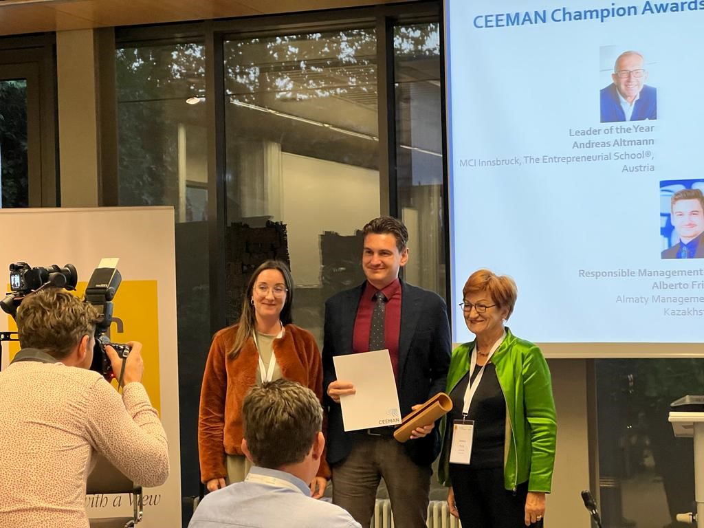 Alberto Frigerio wins CEEMAN Champion Awards