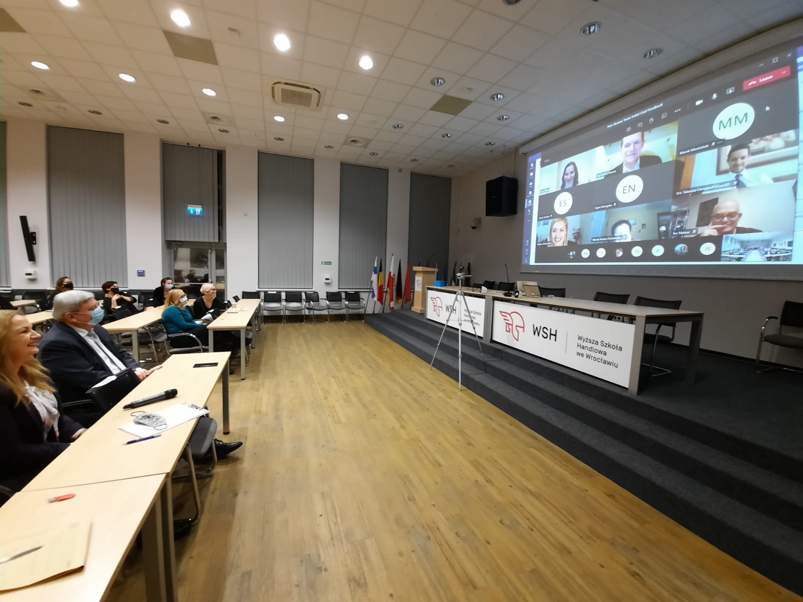Final session in hybrid format during the 3-day site visit