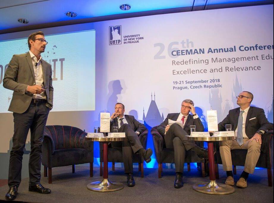 Business panel at CEEMAN Conference