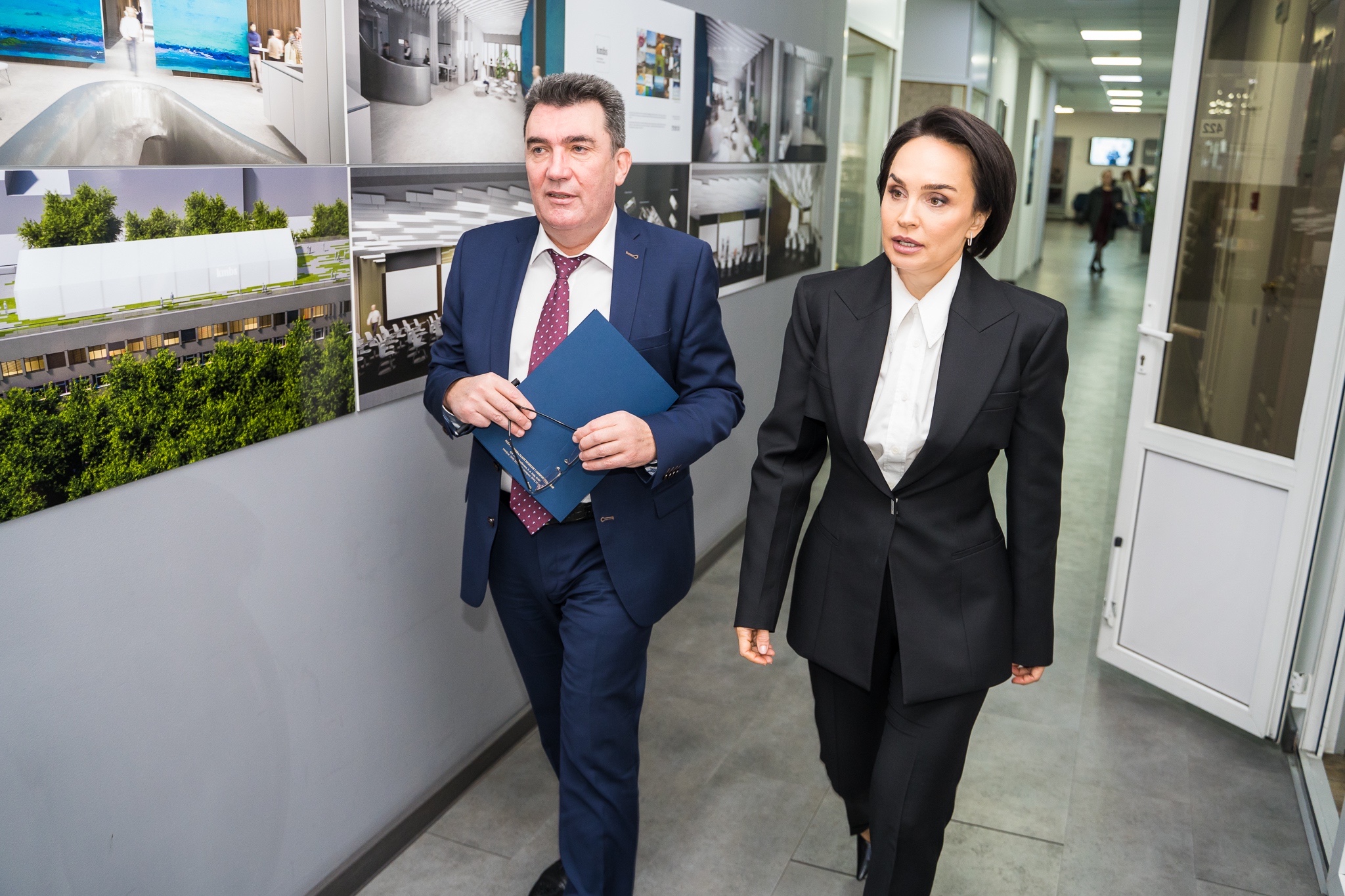 Gelena Savruk and Oleksiy Danilov