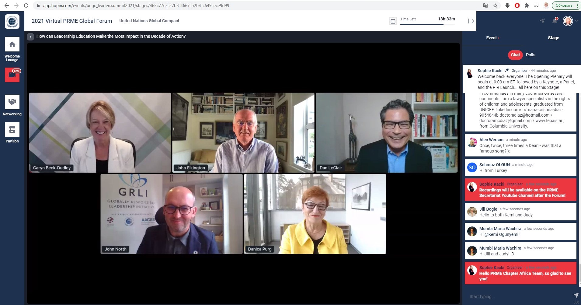IPM Business School joined the 2021 Virtual PRME Global Forum