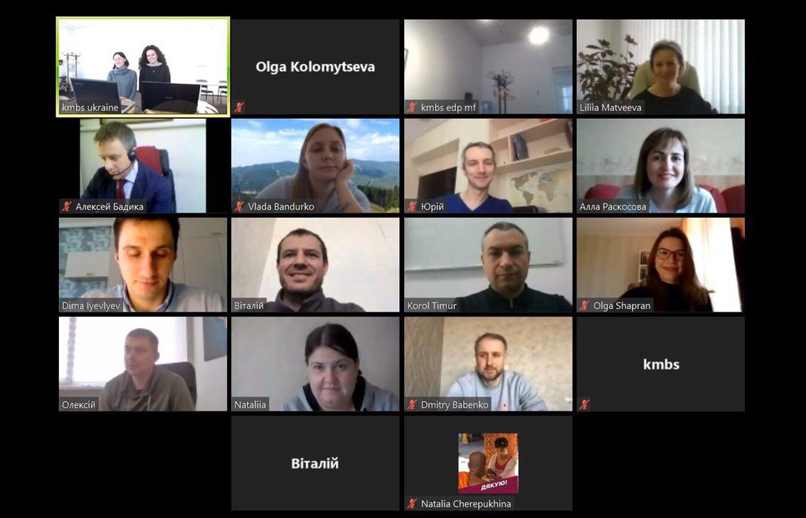 Virtual learning classroom of the Executive Development program